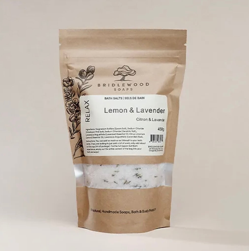 Relax (Lemon Lavender) Bath Salts