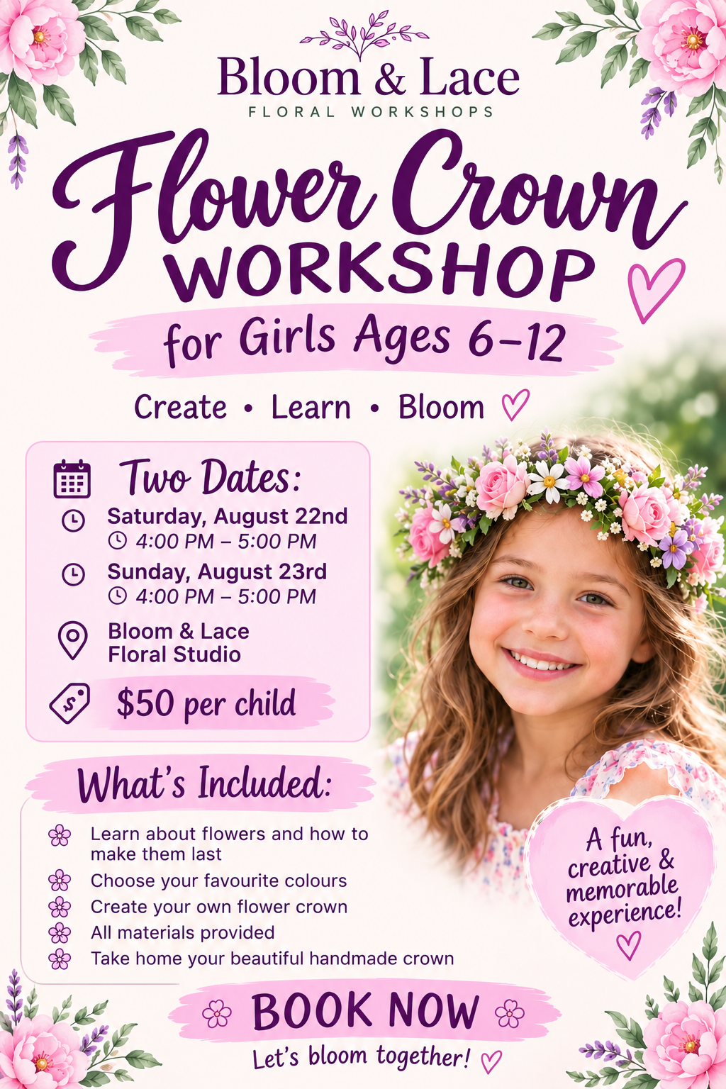 Flower Crown Workshop