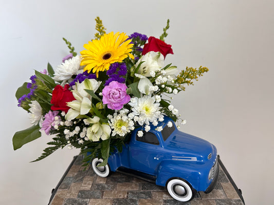 Dad's Flower Haul