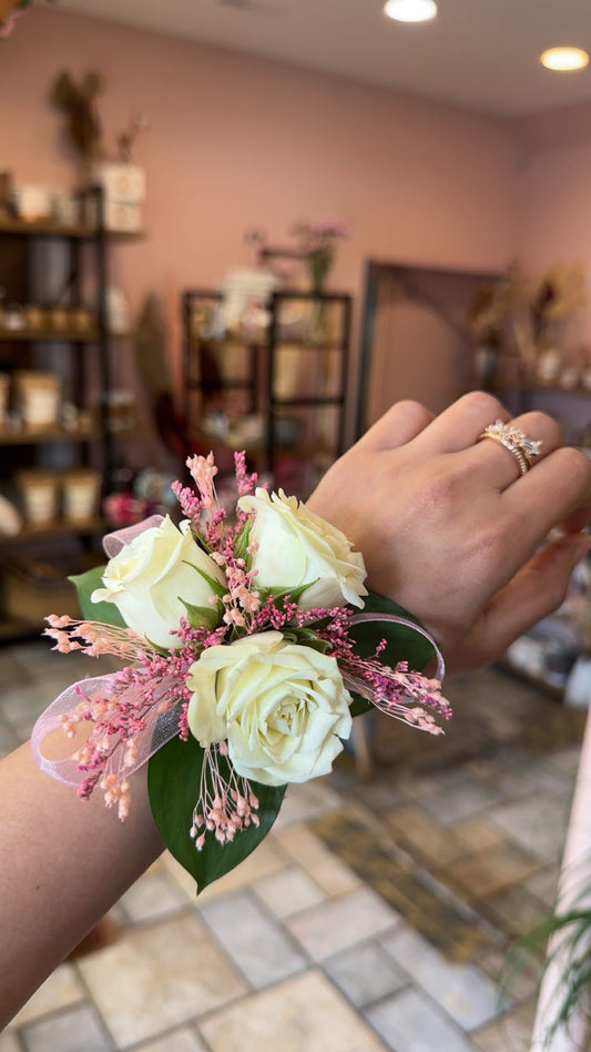 Prom Roses Corsage and Boutonnière