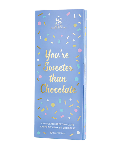 You’re sweeter than chocolate